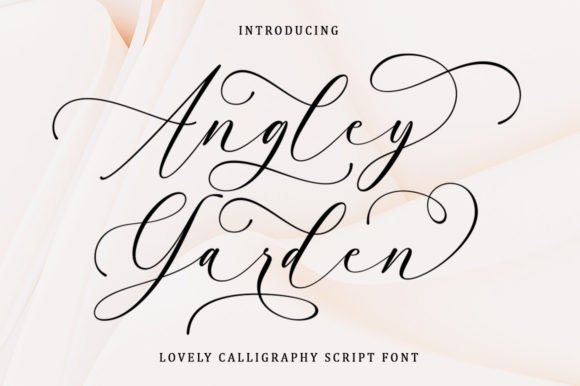 Angley Garden: A Script Handwritten Font for Editorial Design