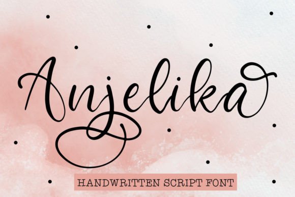 Anjelika: A Premium Script Handwritten Font for Web Design