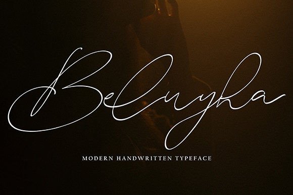 Beluyha: The Signature Script Font for Polished Branding