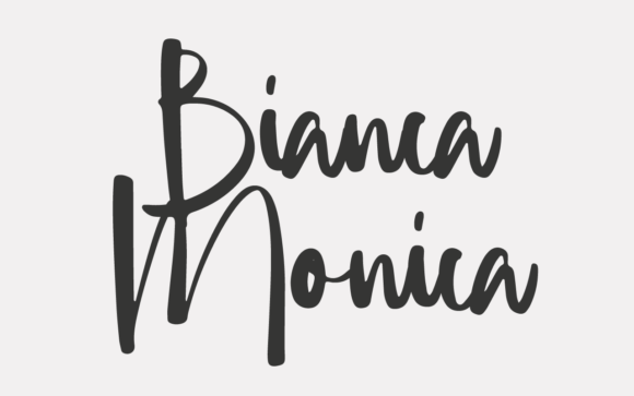Bianca Monica: A Refined Script Typeface for Elegant Branding