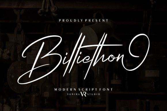 Billiethon: The Modern Script Font for Scroll-Stopping Content