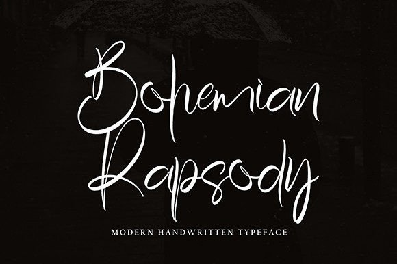 Bohemian Rapsody Font for Elegant Brand Makeovers