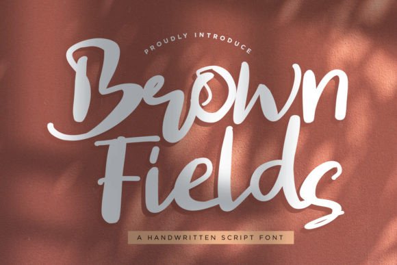 Brown Fields: The Perfect Script Font for Makers