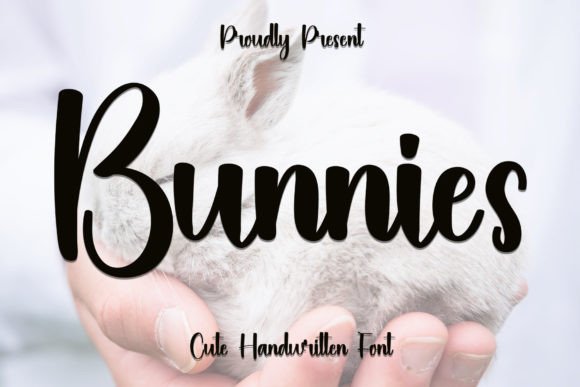 Bunnies Font: A Neat Script for Web Headers