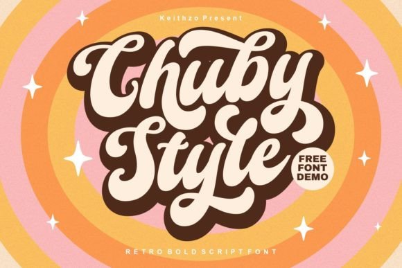 Chuby Style: The Modern Script Font for Playful Campaigns
