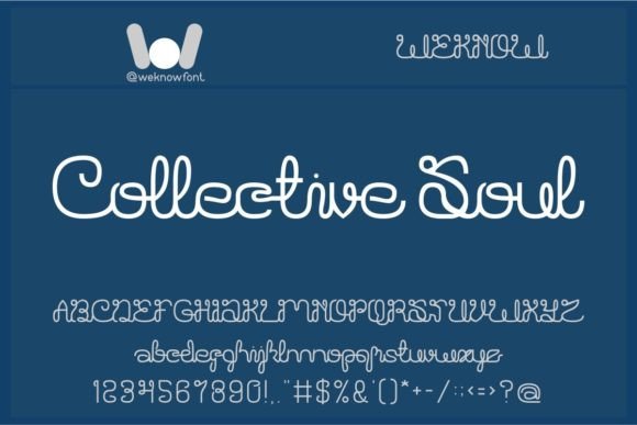 Collective Soul: The Script Handwritten Font for Crafters