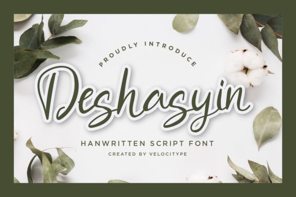 Deshasyin Font Review: Elegant Script for Luxury Branding
