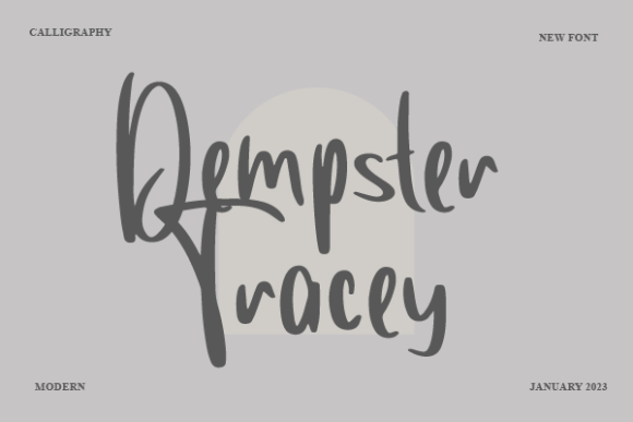 Elevate Editorial Design with Dempster Tracey Typeface