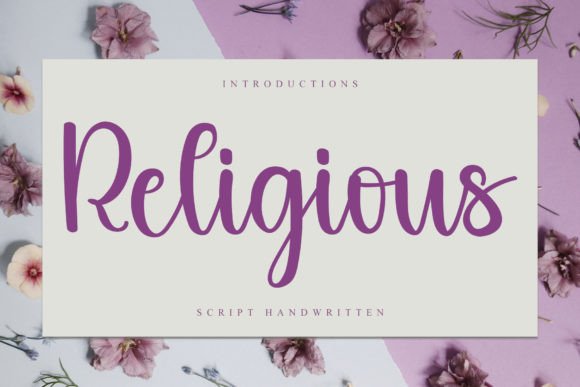 Elevate Your Brand with the Religious Script Font