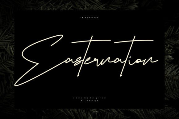 Elevate Your Crafts with the Easternation Script Font