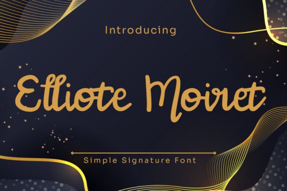 Elliote Moiret: A Script Font for Elegant Branding