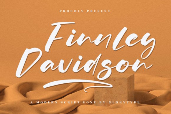 Finnley Davidson: A Modern Script Font for Branding