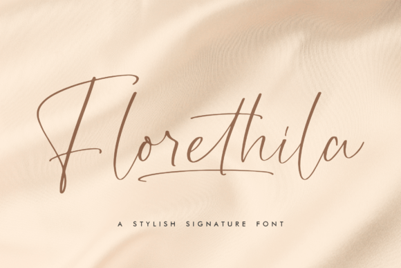 Florethila: A Modern Script Typeface for Luxury Campaigns