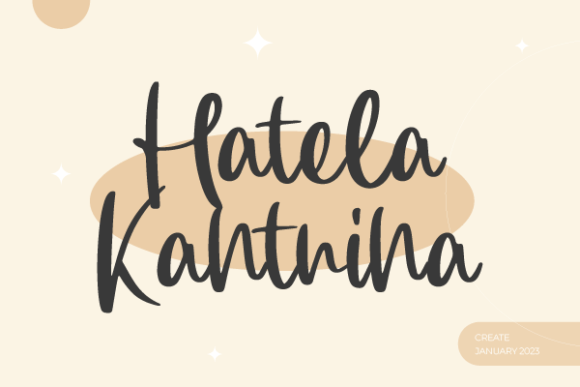 Hatela Kantrina: The Script Handwritten Font for Campaigns