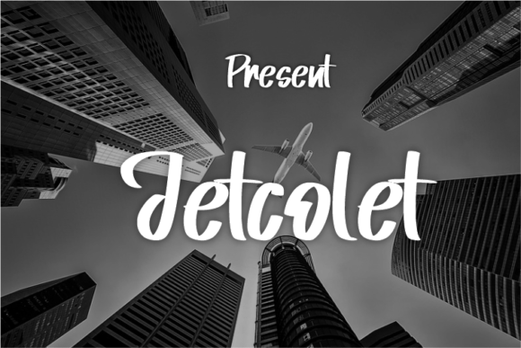 Jetcolet: A Modern Script Typeface for Elegant Branding