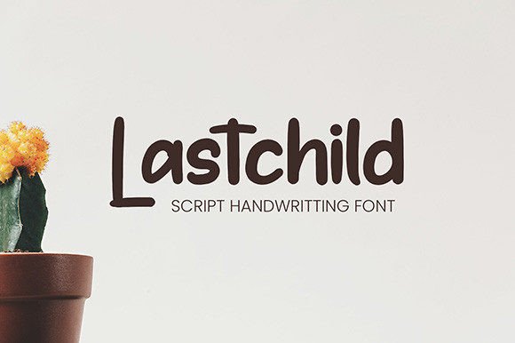 Lastchild Script Font for Modern Web Design