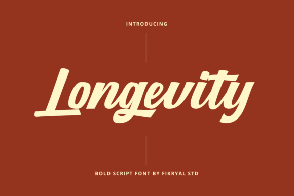 Longevity: The Bold Script Font for High-Impact Marketing