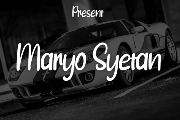 Maryo Syetan: A Modern Script Typeface for Elegant Editorial Design