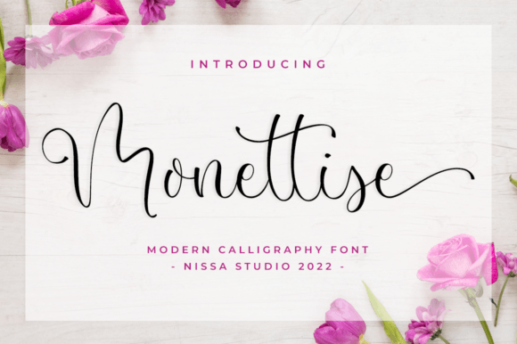 Monettise: A Delicate Script Font for Elegant Branding