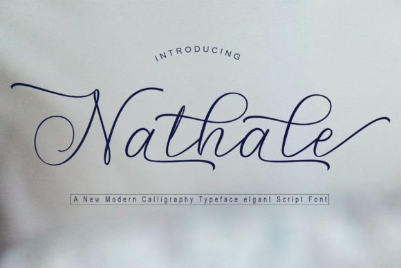 Nathale Font Review: Elegant Script for Branding