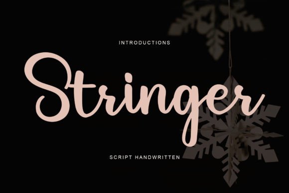 Stringer Font: The Script Handwritten Choice for Campaigns