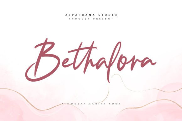 Using Bethalora Script Font for Elegant Web Design