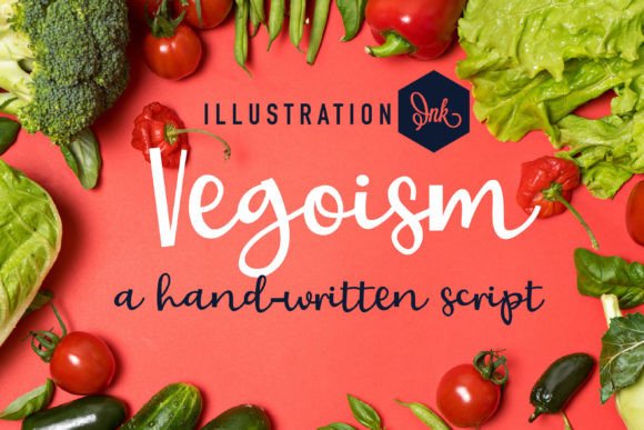 Vegoism: An Elegant Script Font for Editorial Design